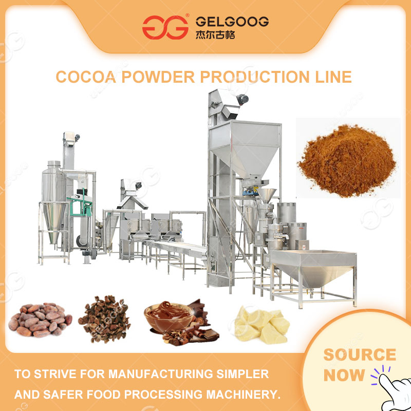 Automatic Cocoa Liquor and Cocoa Powder Production Line in China