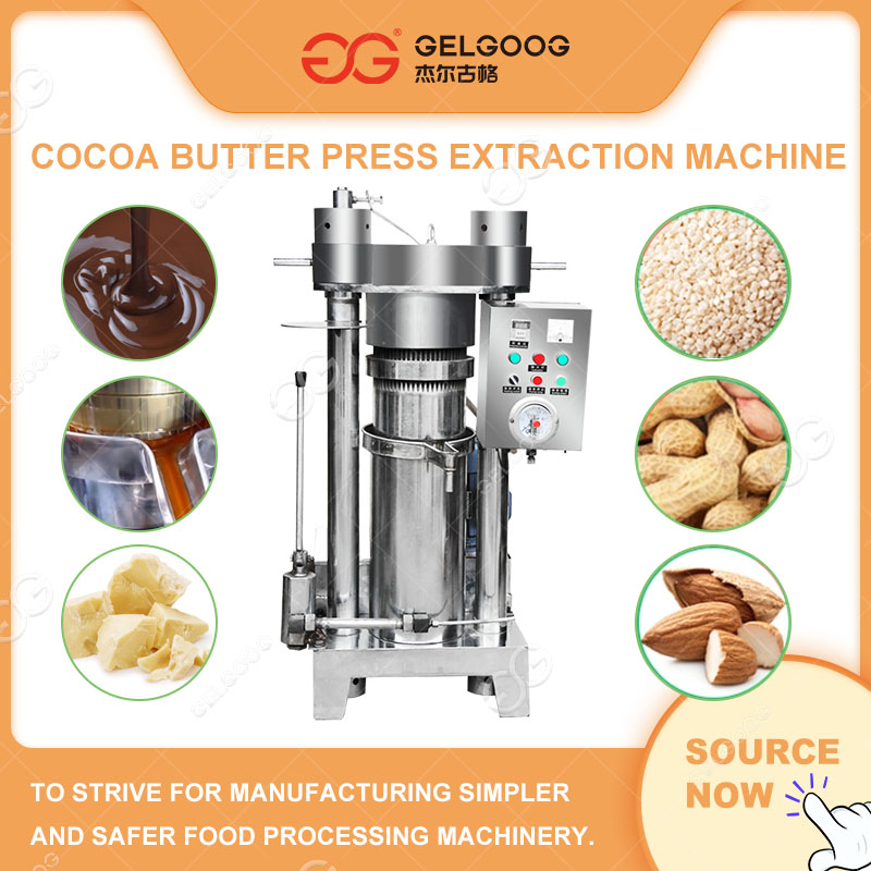 Hydraulic Cocoa Butter Press Oil Extraction Machine