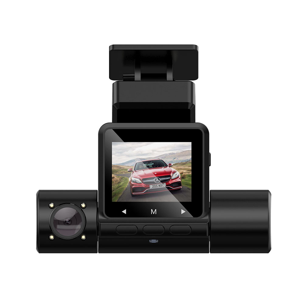 2 front and inside Sony lens 4K GPS dash cam