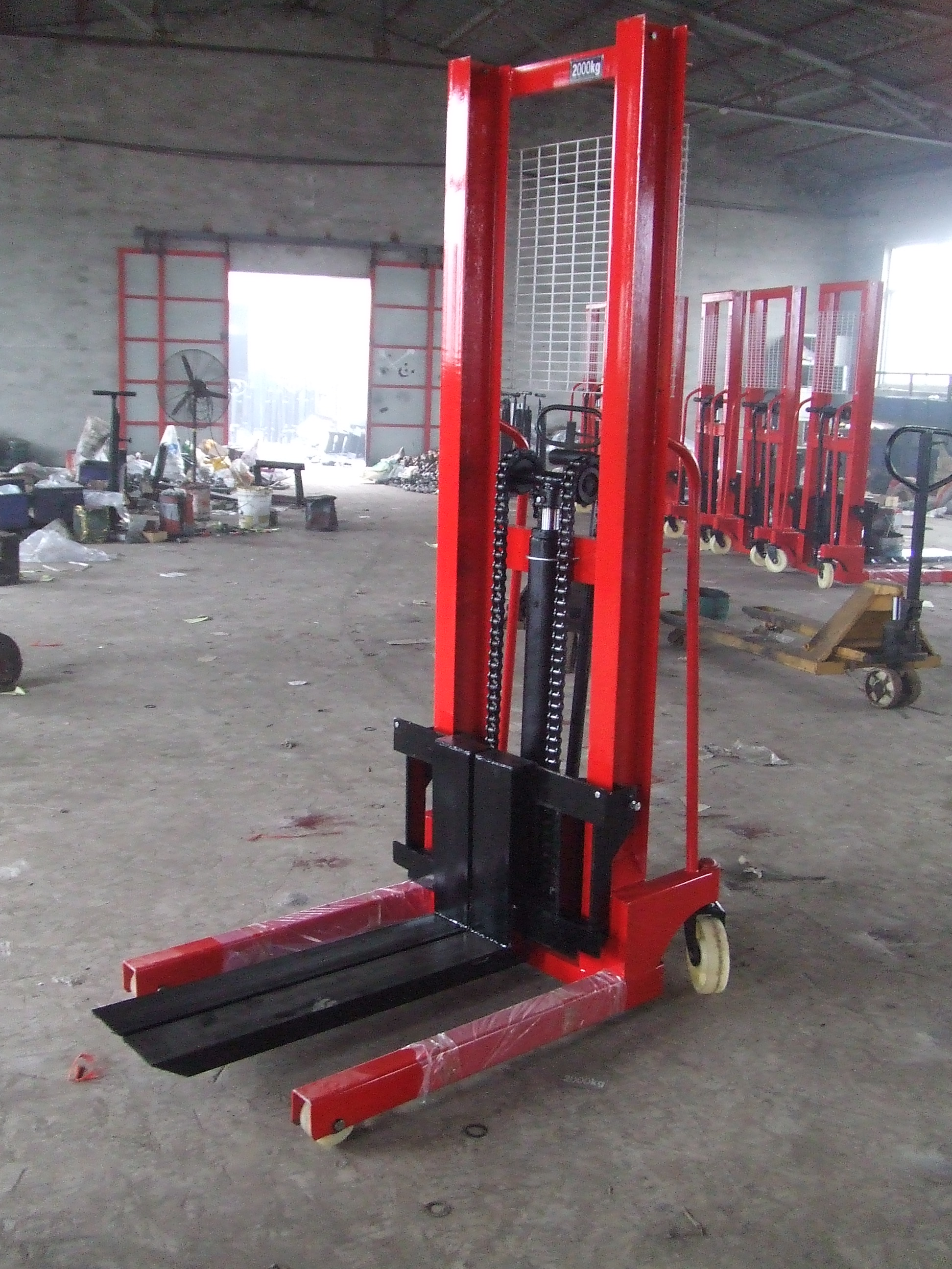 1T 2T 3T manual stacker