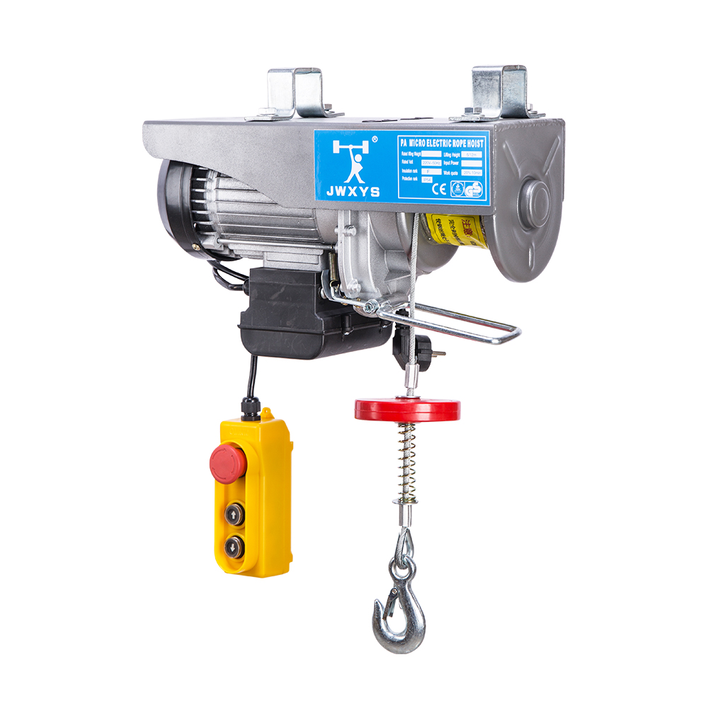 200kg-1200kg mini  wire rope electric hoist with 3M lifting height