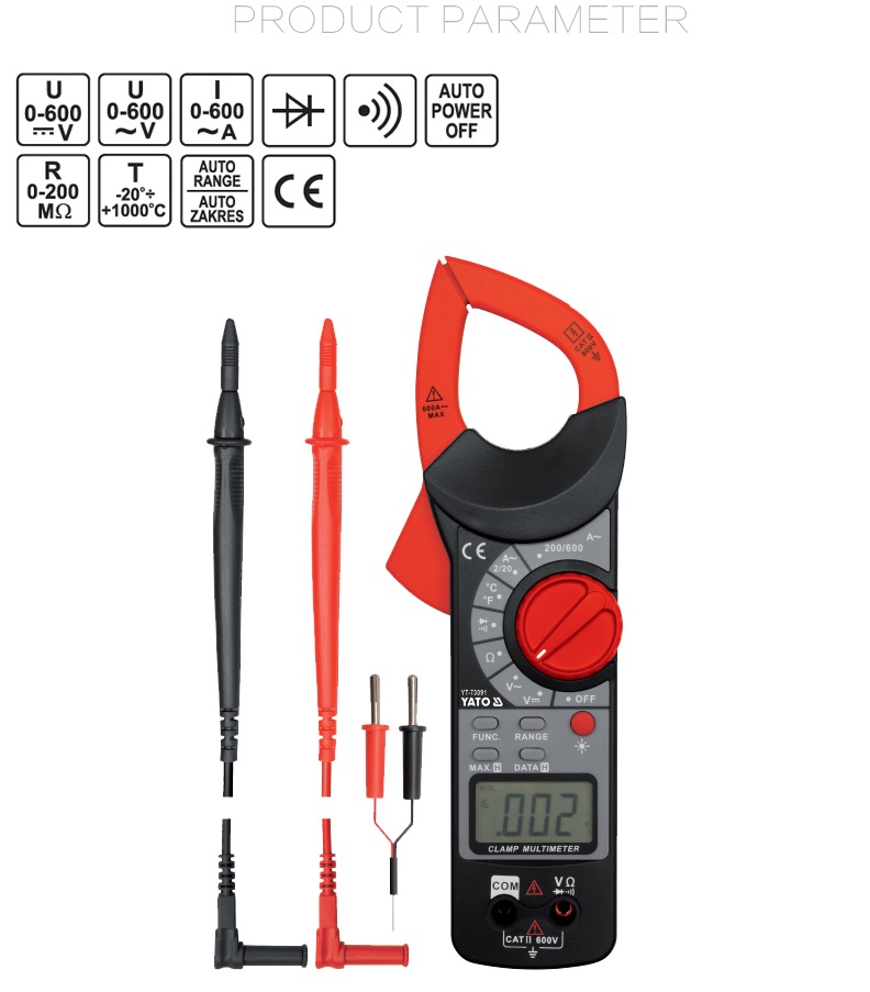 DIGITAL CLAMP MULTIMETER