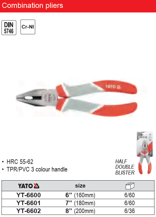 COMBINATION PLIERS 6