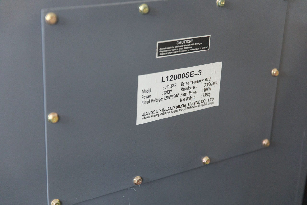 Diesel silence generator L12000SE