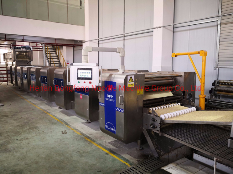 fried round instant noodle production line