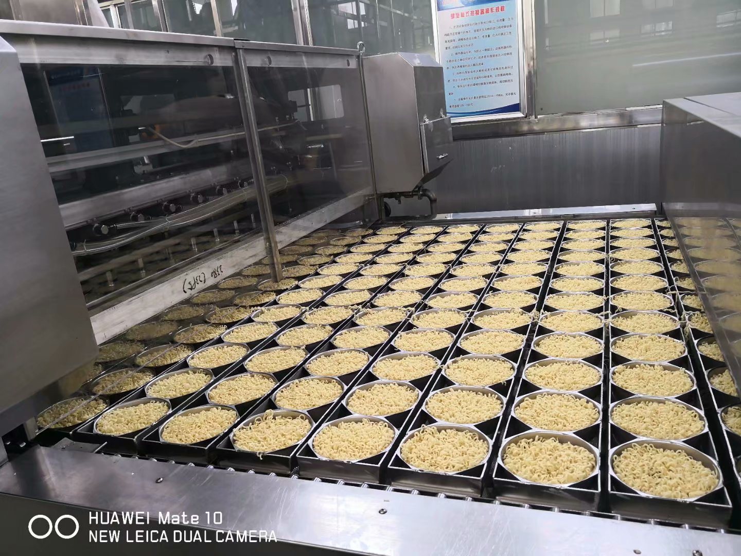 fried round instant noodle production line