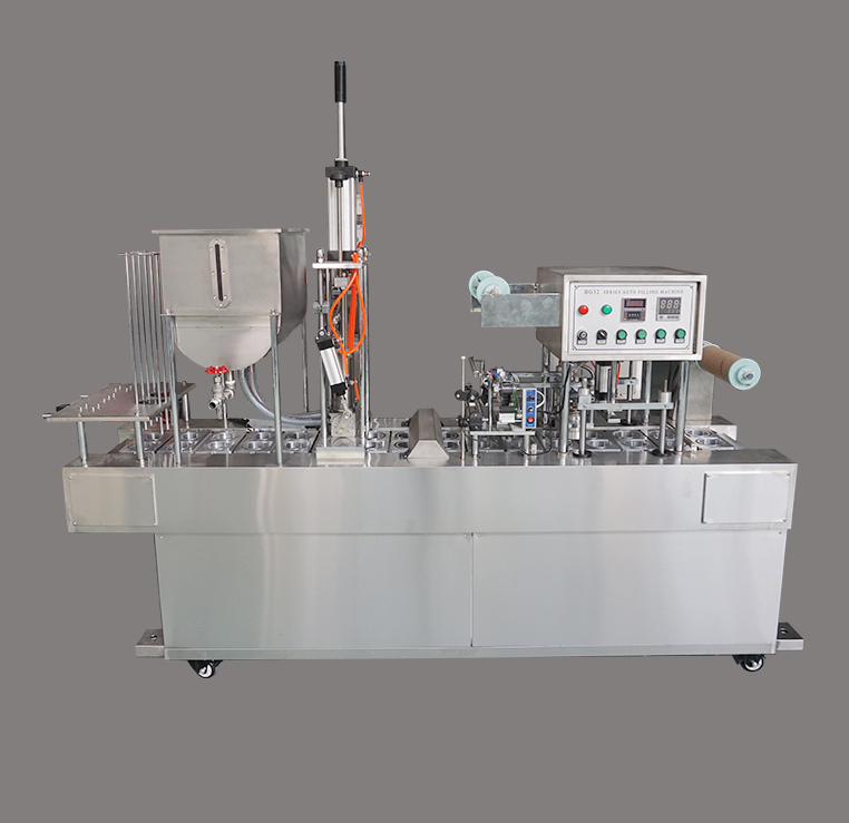 automatic cup filling and sealing machine