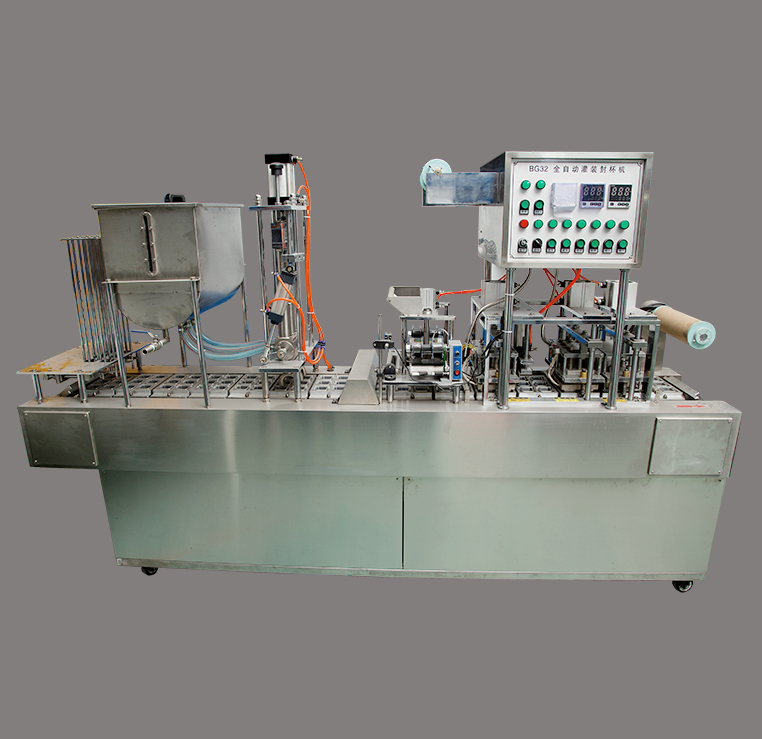 automatic cup filling and sealing machine