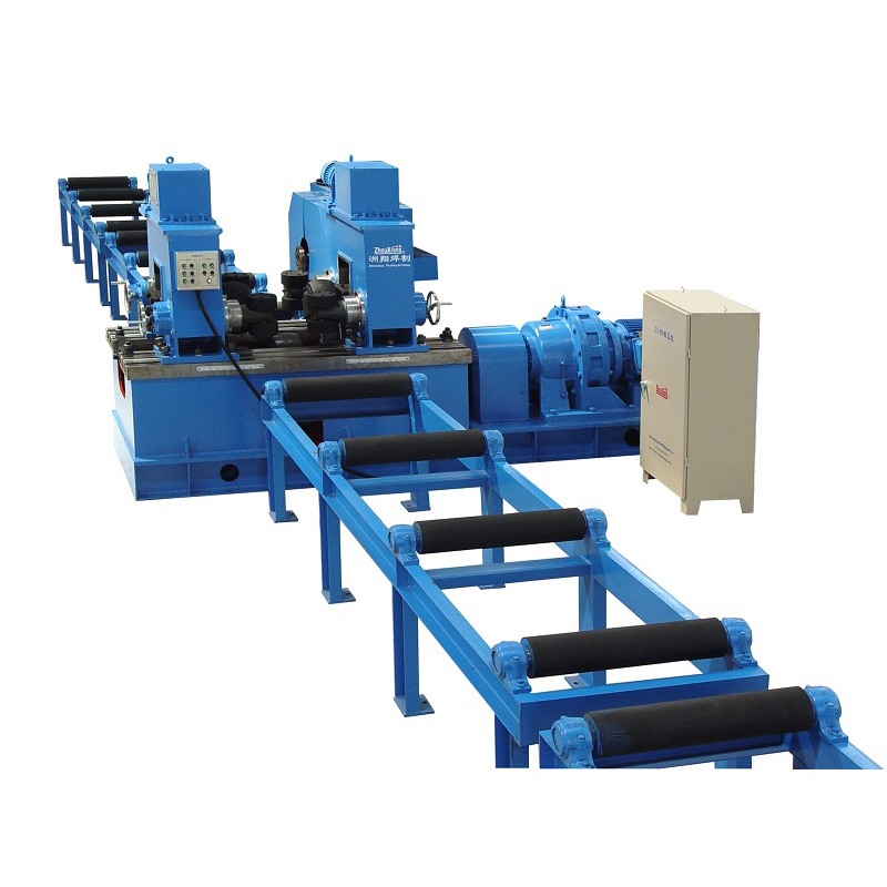 H-beam flange straightening machine