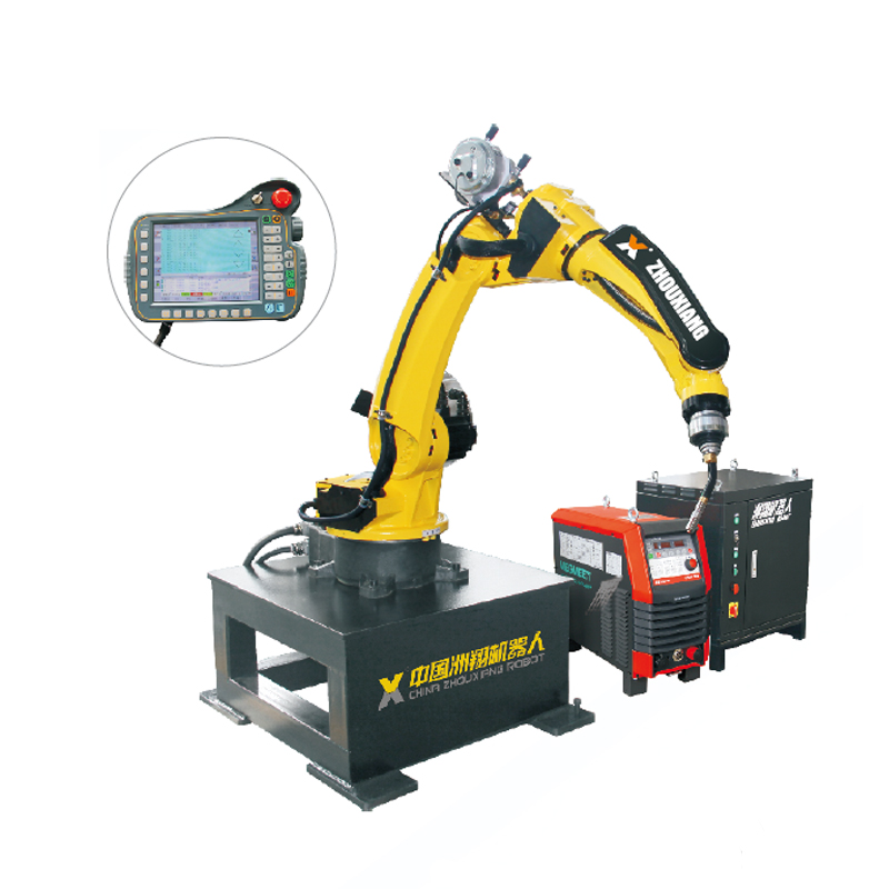 Arc welding robot working station