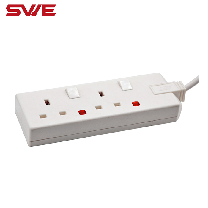 13A British Standard Switched Extension Socket with Neon