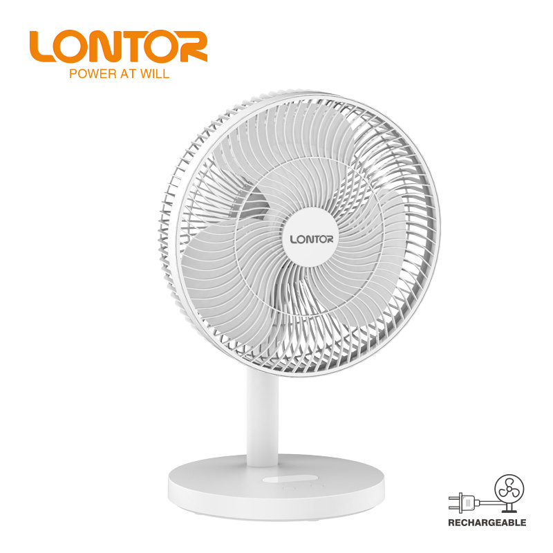 Ventilateur électrique rechargeable LONTOR (CTL-CF021RU-C) - Electr
