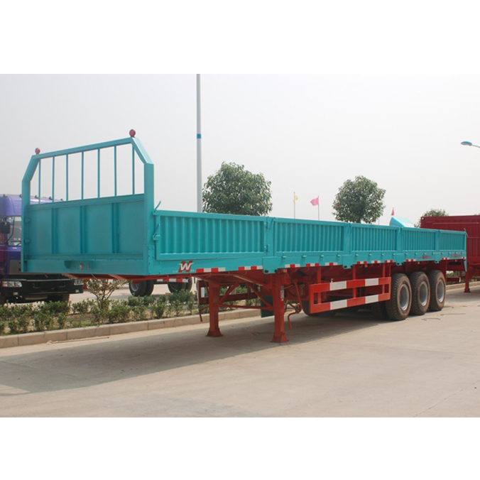 2axle or 3 Axle Flatbed Timber Semi Trialer for Sale