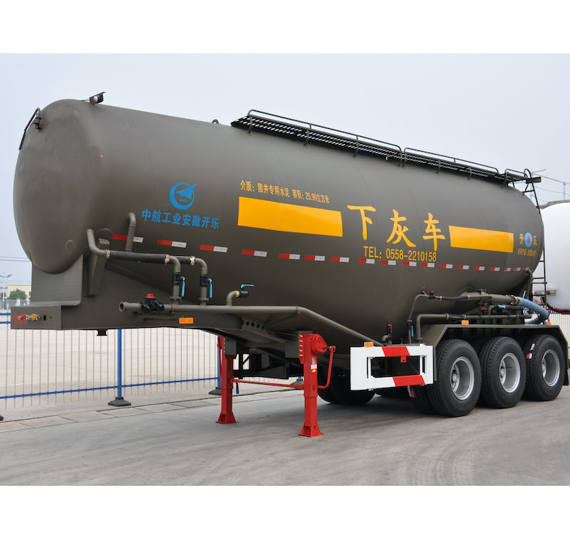 Hot sale tank powder bulker trailer powder tank trailer truck and powder material transport semi-trailer
