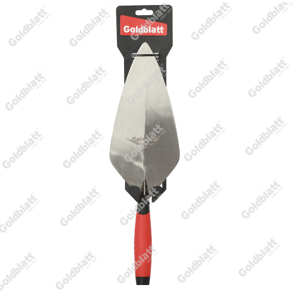 12-in x 5-1/8-in / 11-1/2-in x 5-in  / 10-in x 4-5/8-in Pro London Brick Trowel