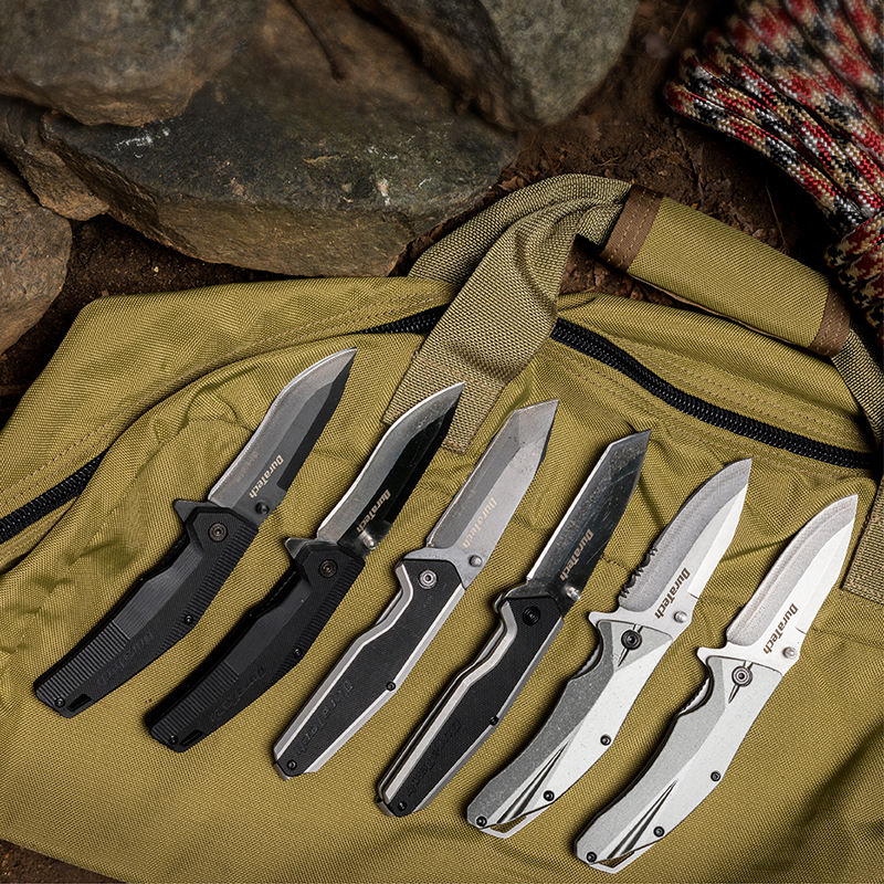 DuraTech Bi-Metal Carbn Fiber Bearing Folding Knife