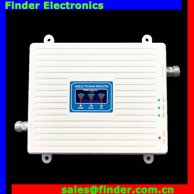 Triple band mobile signal repeater booster for 2g3g4g