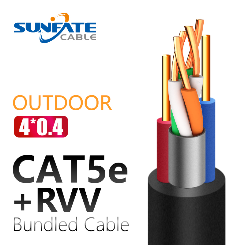 Bundled Cable CAT5e+RVV