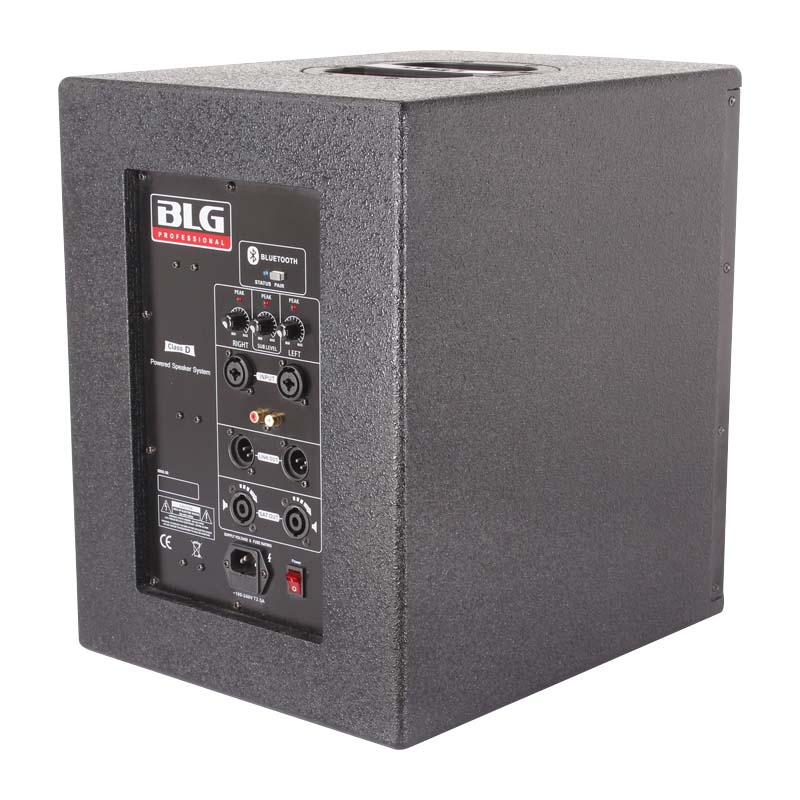 BLG BC14-10A 2-way active system with 400W Class D amplifier Bluetooth
