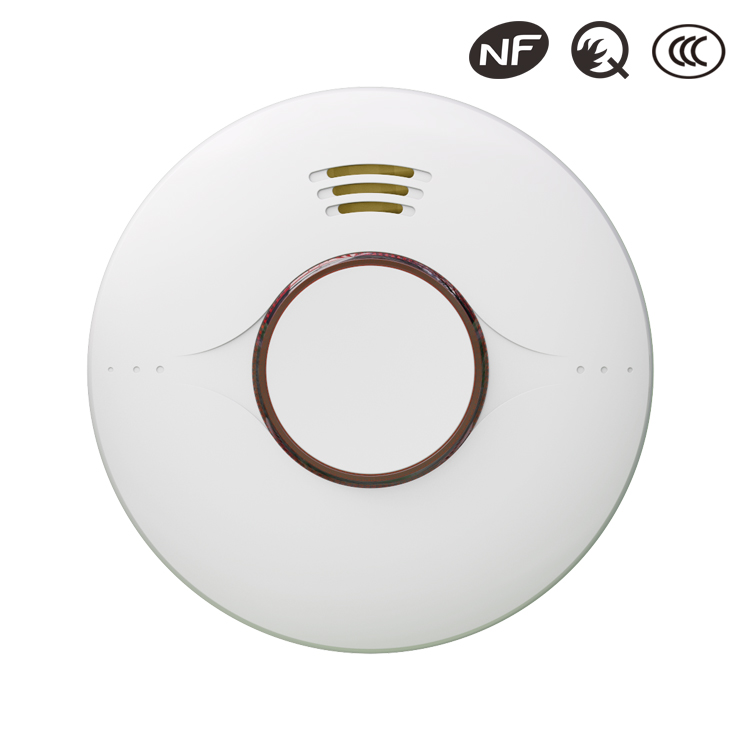 Photoelectric(wireless)smoke alarm with 10 years battery