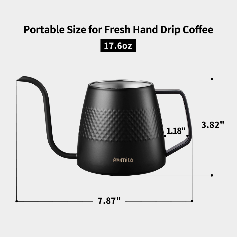 Portable pour over dripper pot for coffee maker  stylish 