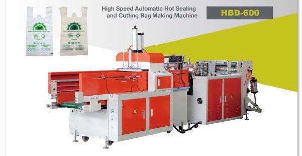 Automatic hot sealing and cutting Bag Making Machine