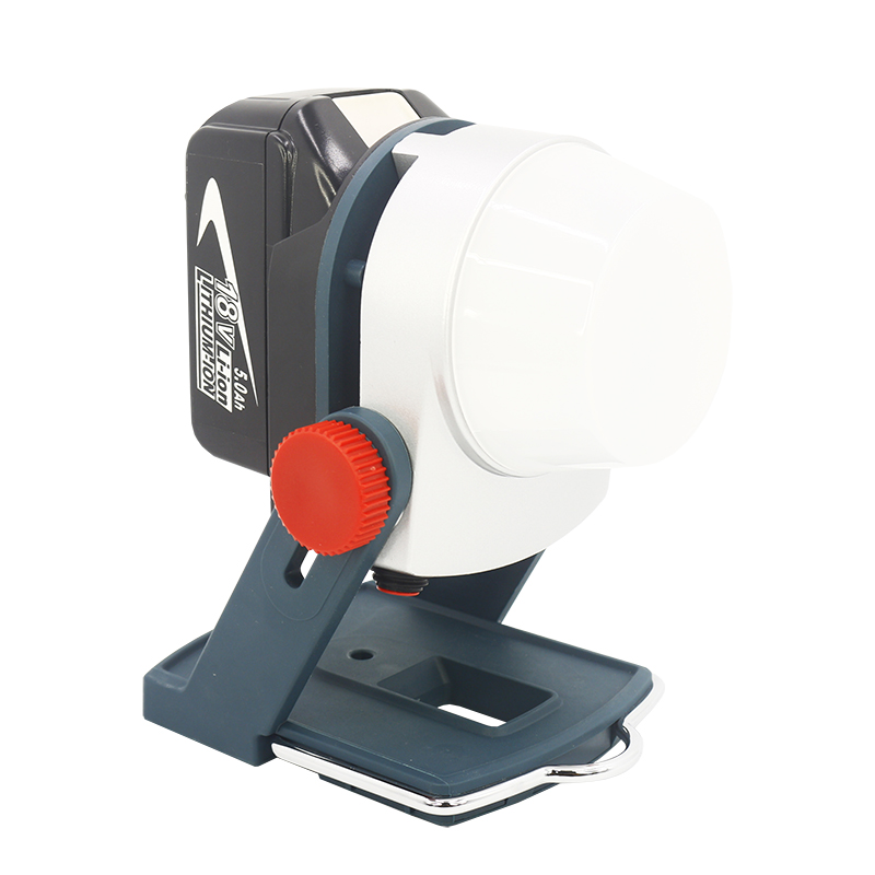 LED work light adapted with power tool battery