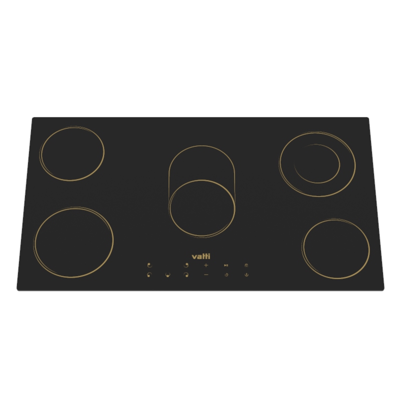 5 Cooking Zones Built-in Ceramic Hob