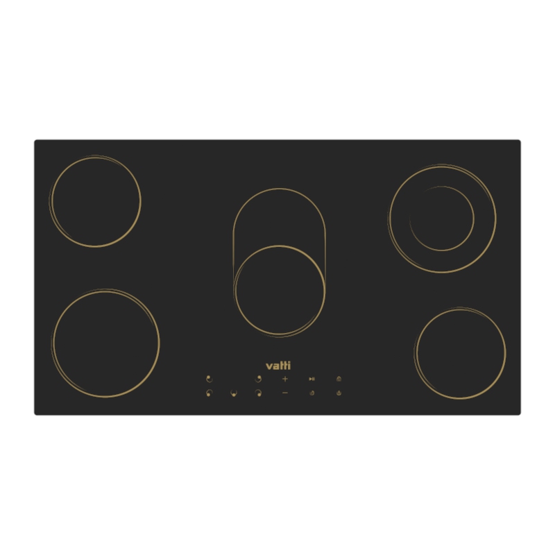 5 Cooking Zones Built-in Ceramic Hob