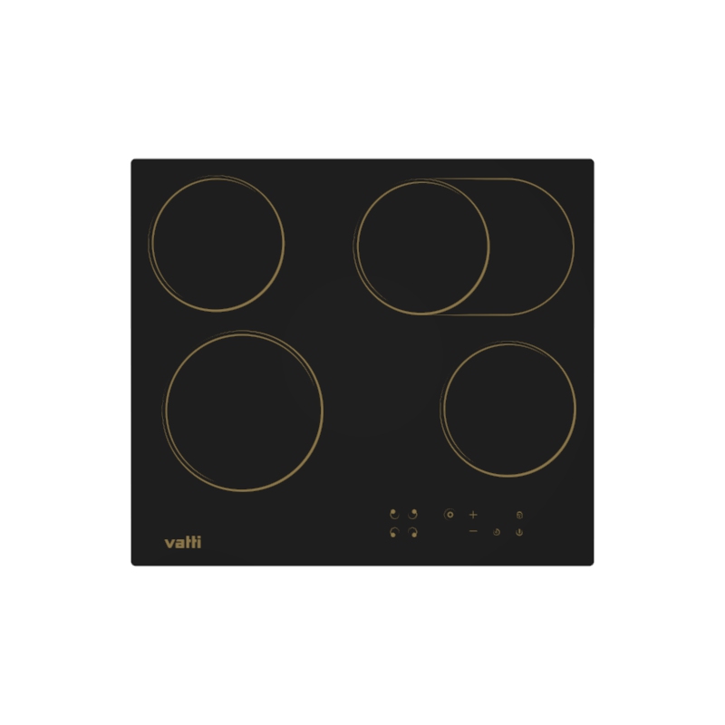 4 Cooking Zones Built-in Ceramic Hob