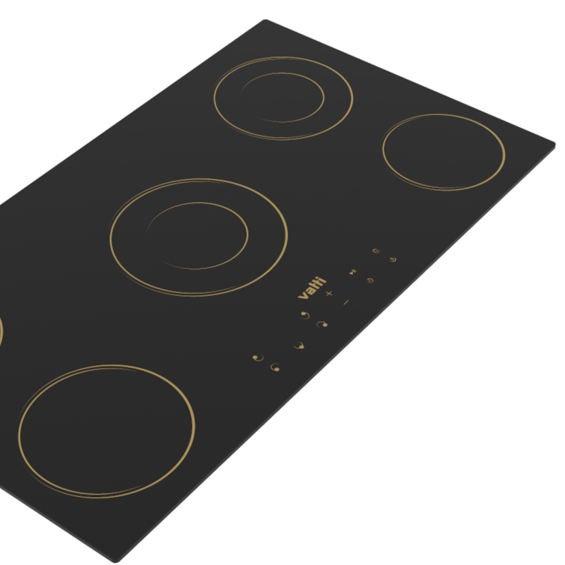 5 Cooking Zones Built-in Ceramic Hob