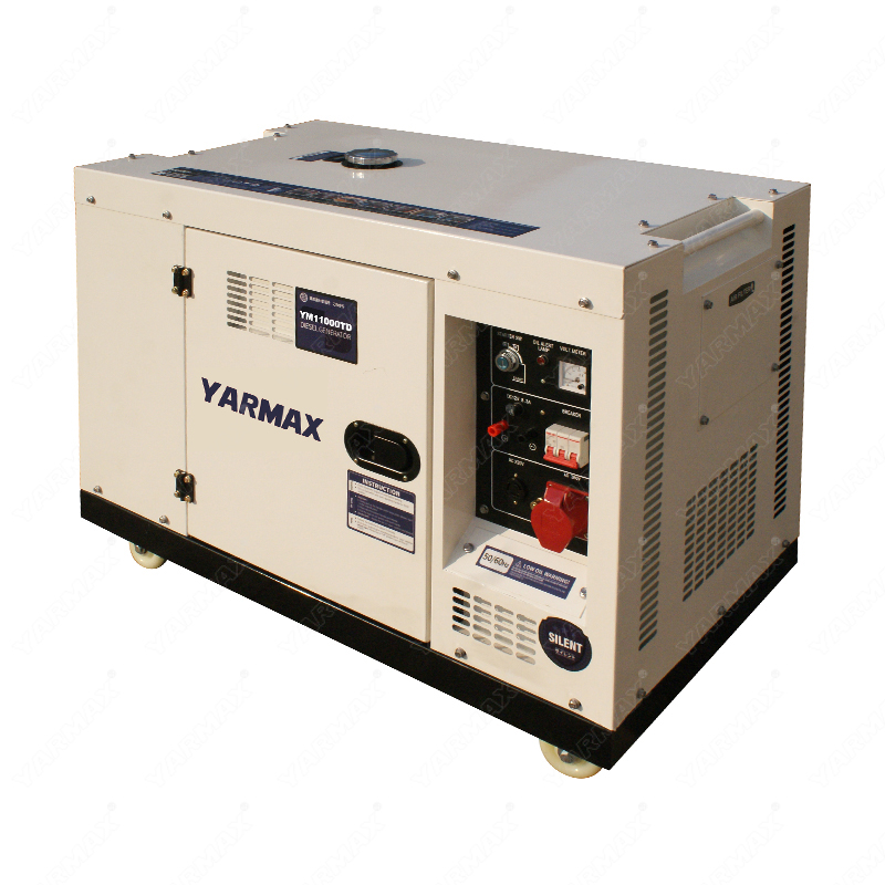 Yarmax 5kw, 6kw, 7kw, 8kw 10kva Single Cylinder Silent Type Diesel Generator