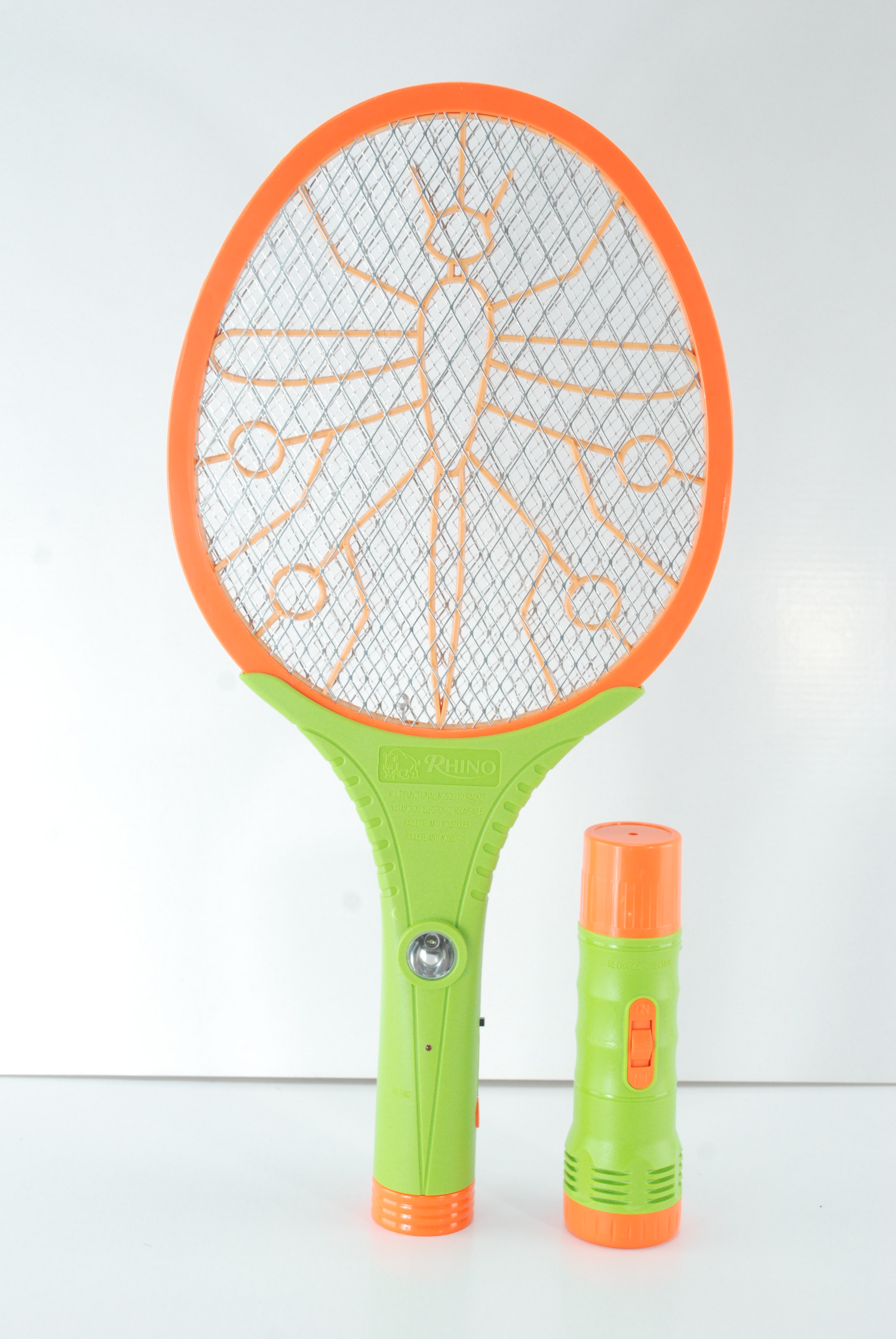 Rechargeable Mosquito Swatter with 7LED Torch
