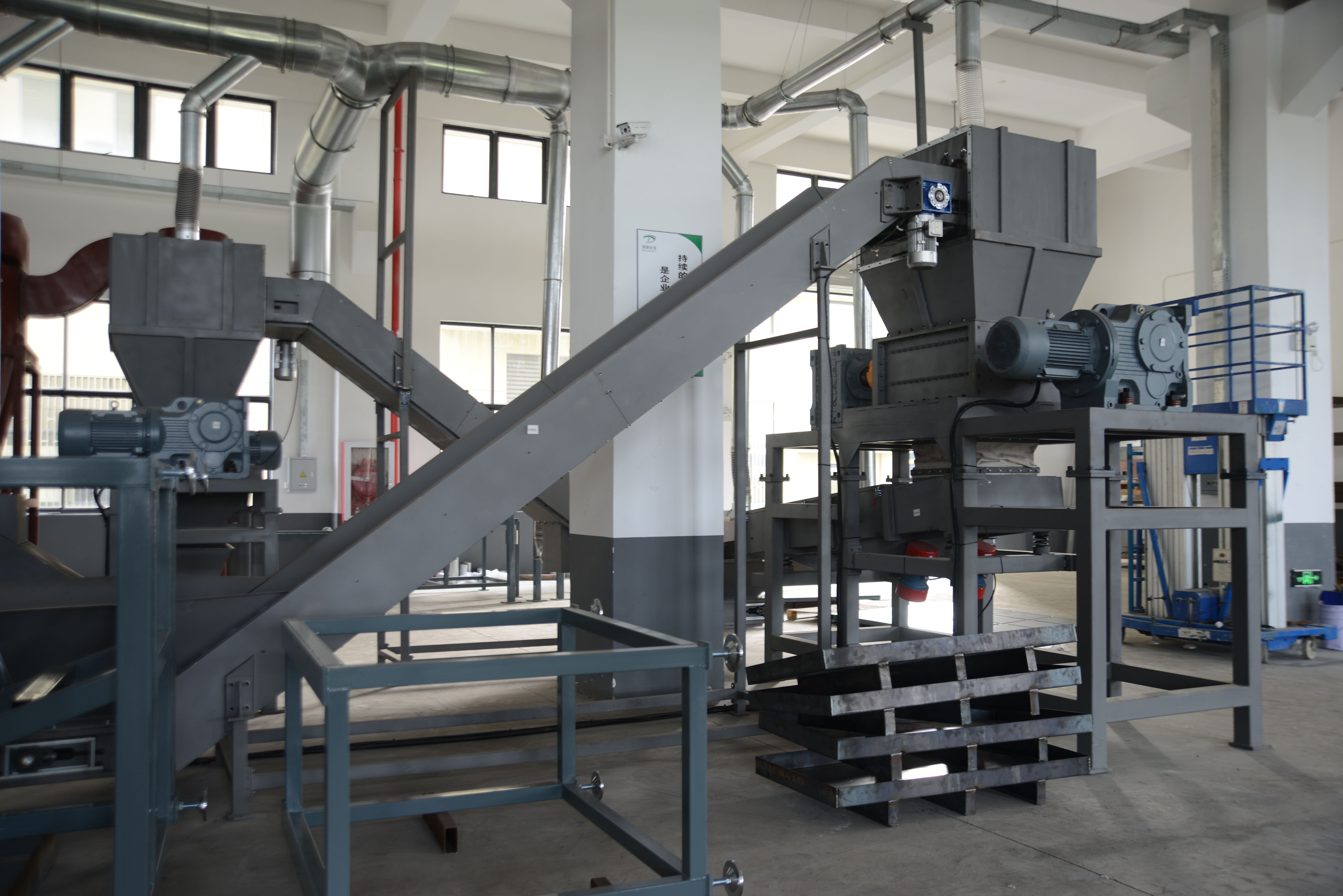 Toner cartridge recycling line