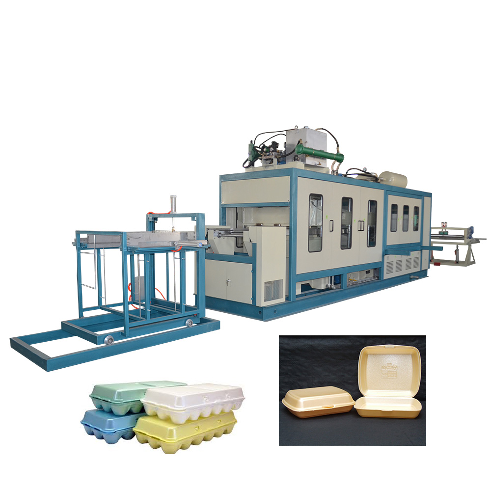 Small automatic foam food container thermoforming machine
