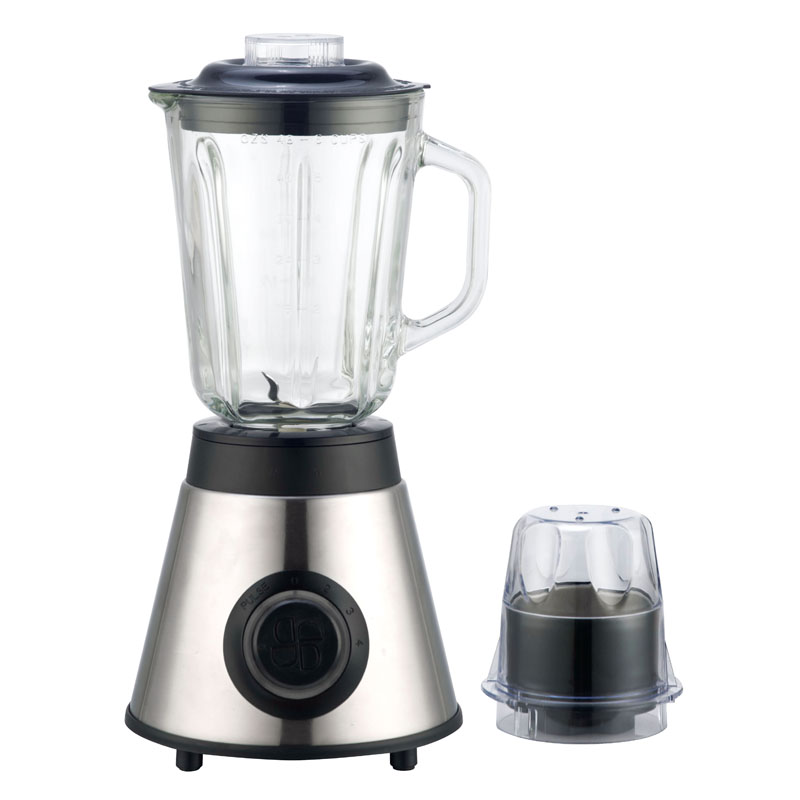 GLASS JAR STAINLESS STEEL ICE CRUSHER WITH SAFETY SWITCH