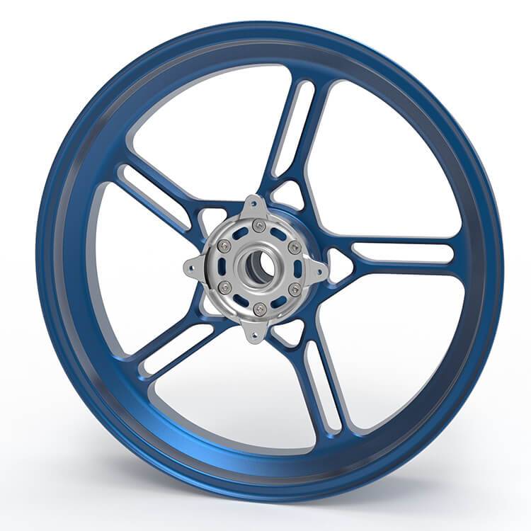 Forged motorcycle wheels