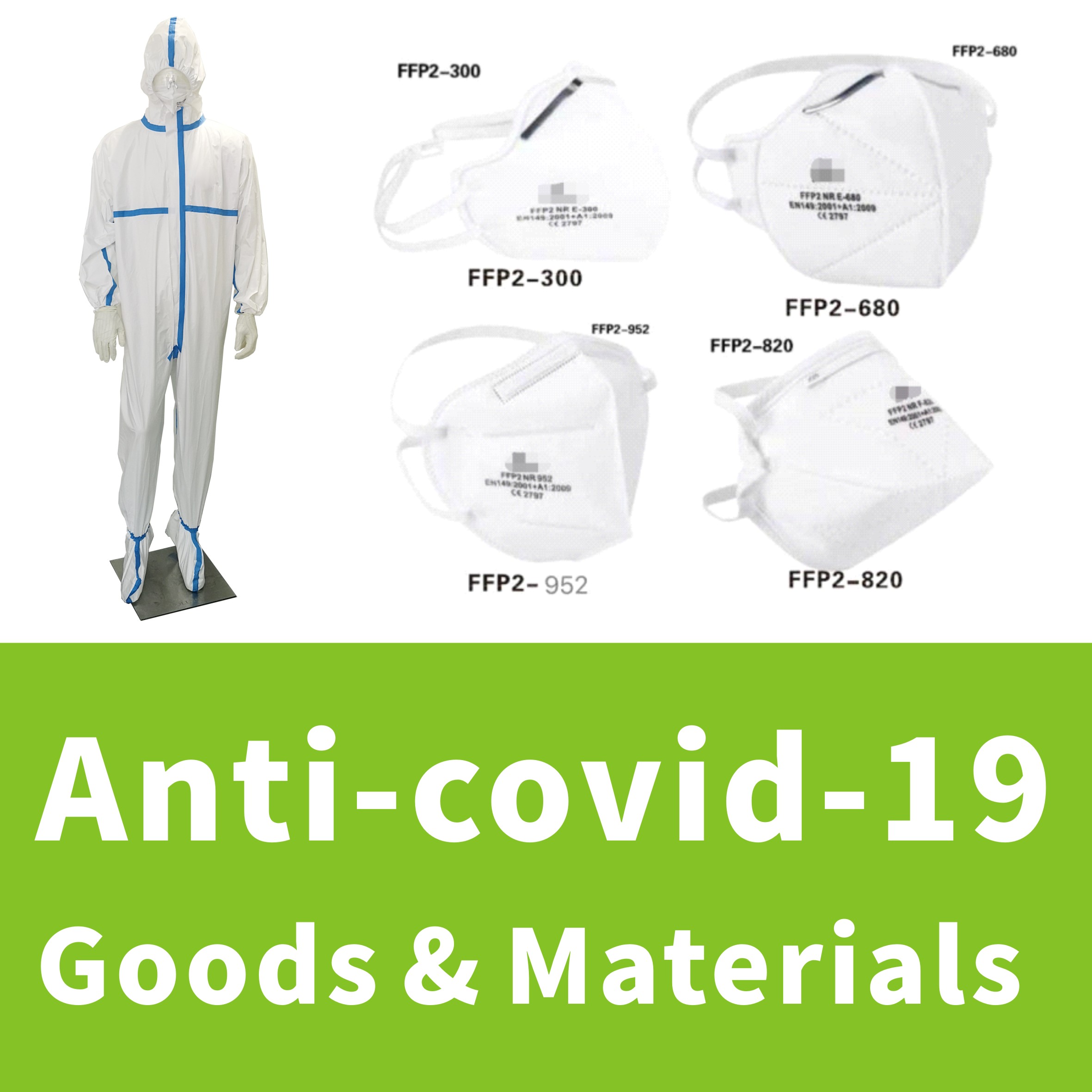 anti-Covid-19 goods and materials