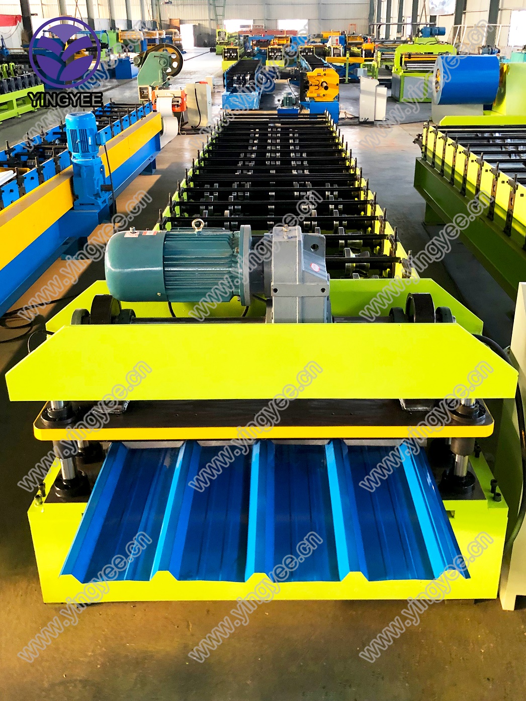 IBR/trapezoid roof sheet roll forming machine 02
