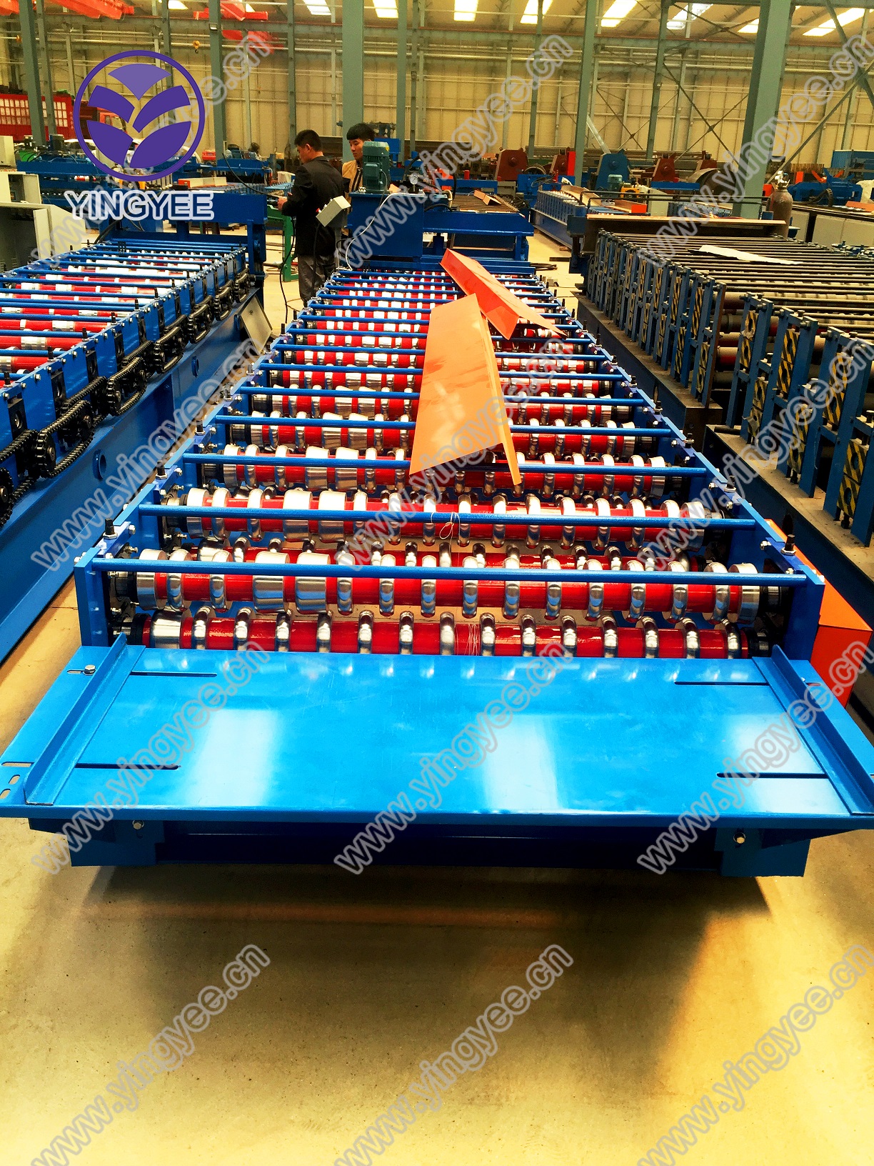 Corrugated roof sheet roll forming machine01