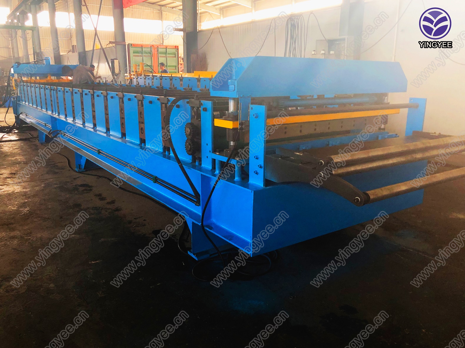 glazed tile roof sheet roll forming machine 02