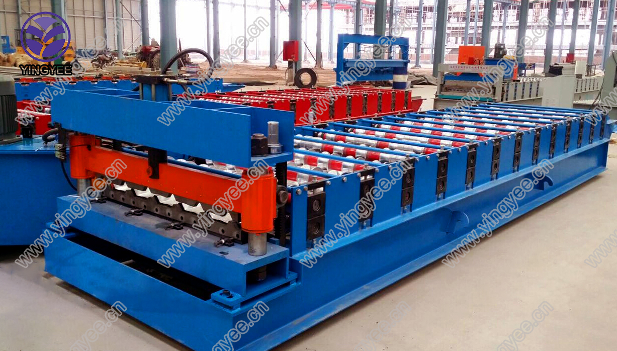 IBR/trapezoid roof sheet roll forming machine01