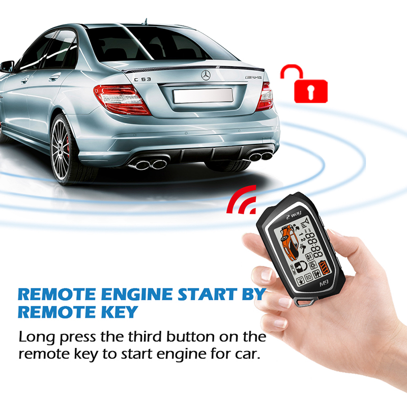 Bluetooth PKE two-way car alarm system