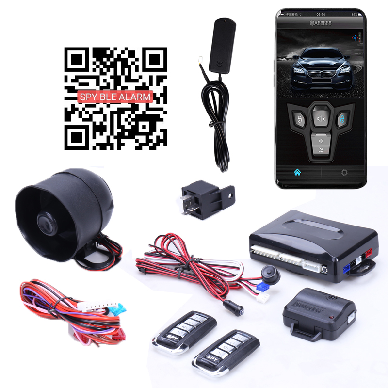 Bluetooth one-way car alarm system