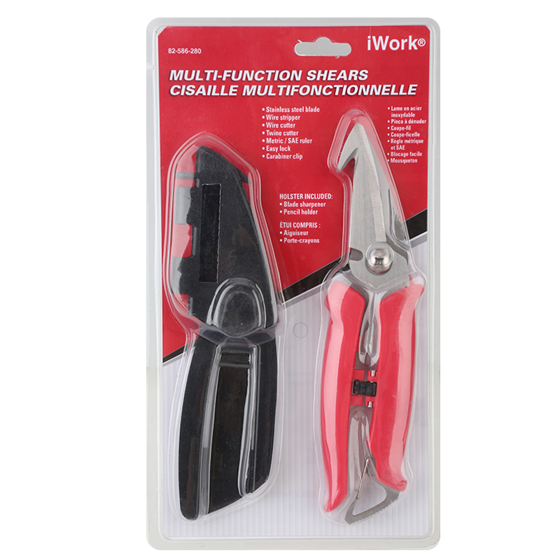 Heavy Duty Multi Function Shears W Sheath