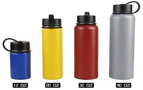 20 oz Double Wall Vacuum Insulated Stainless Steel Water Bottle  Cyber Yellow