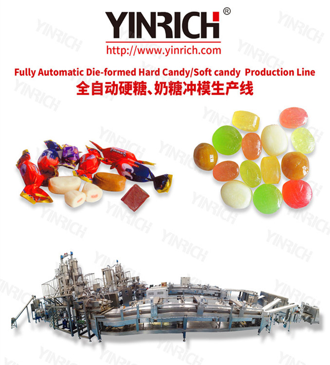 Candy die-forming production line