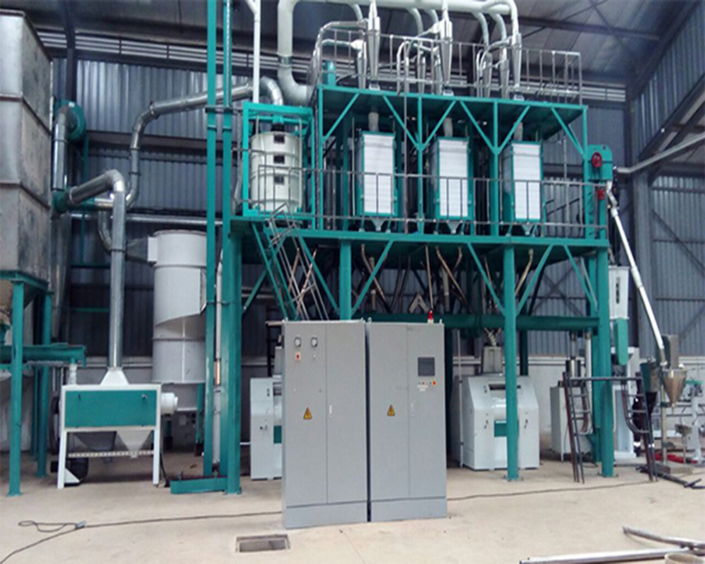 maize flour milling production line