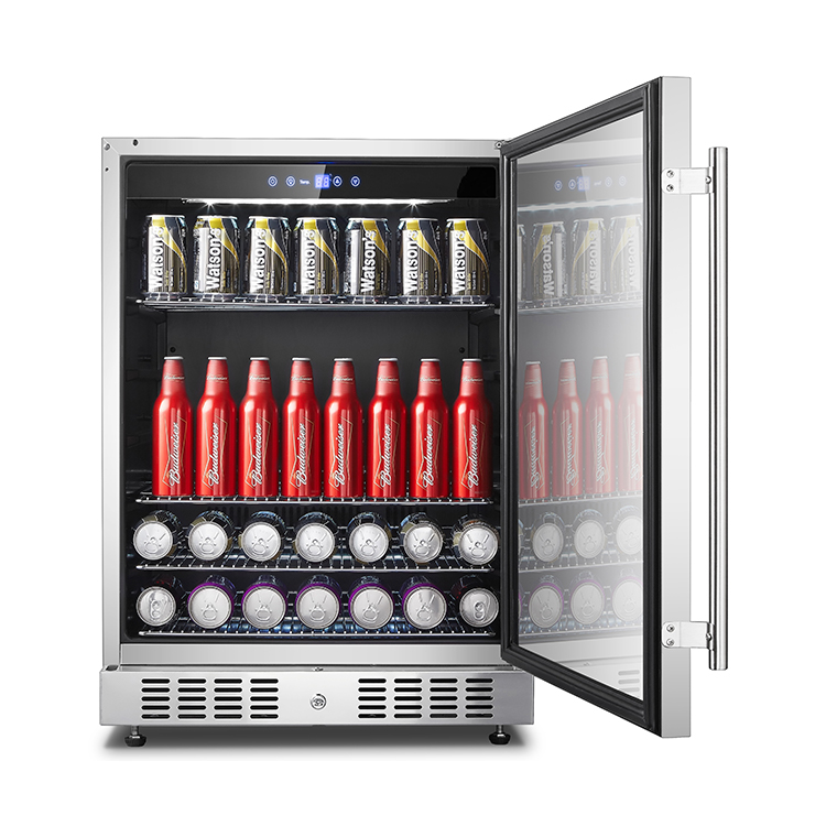 145L high quality stainless steel outdoor refrigerator