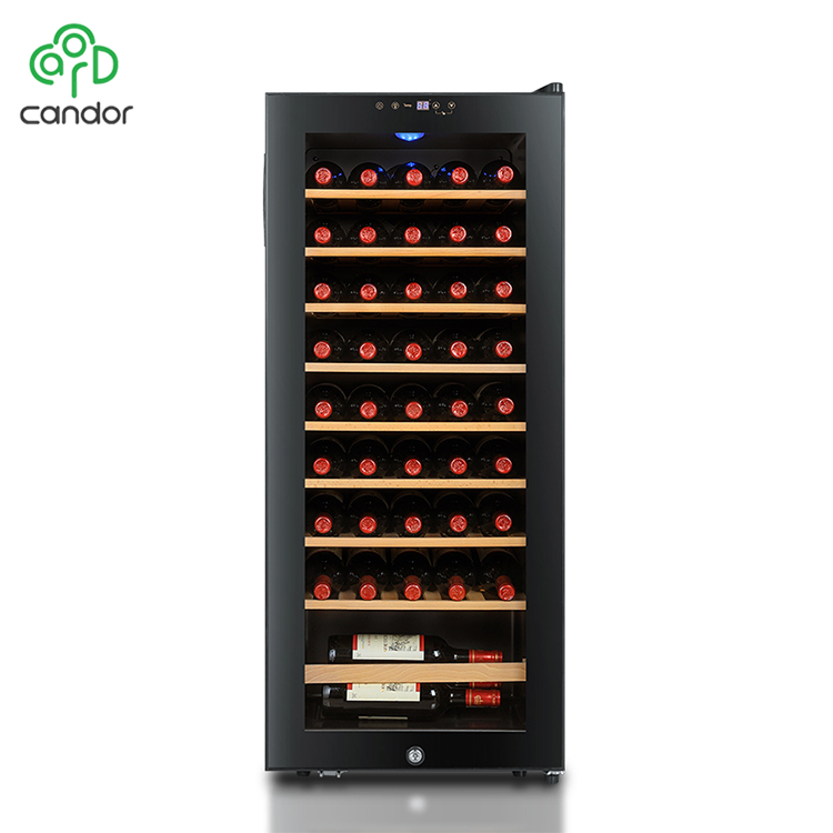 Factory wholesale 45 bottles compressor cooling display refrigerated wine cooler cellar fridge 2020